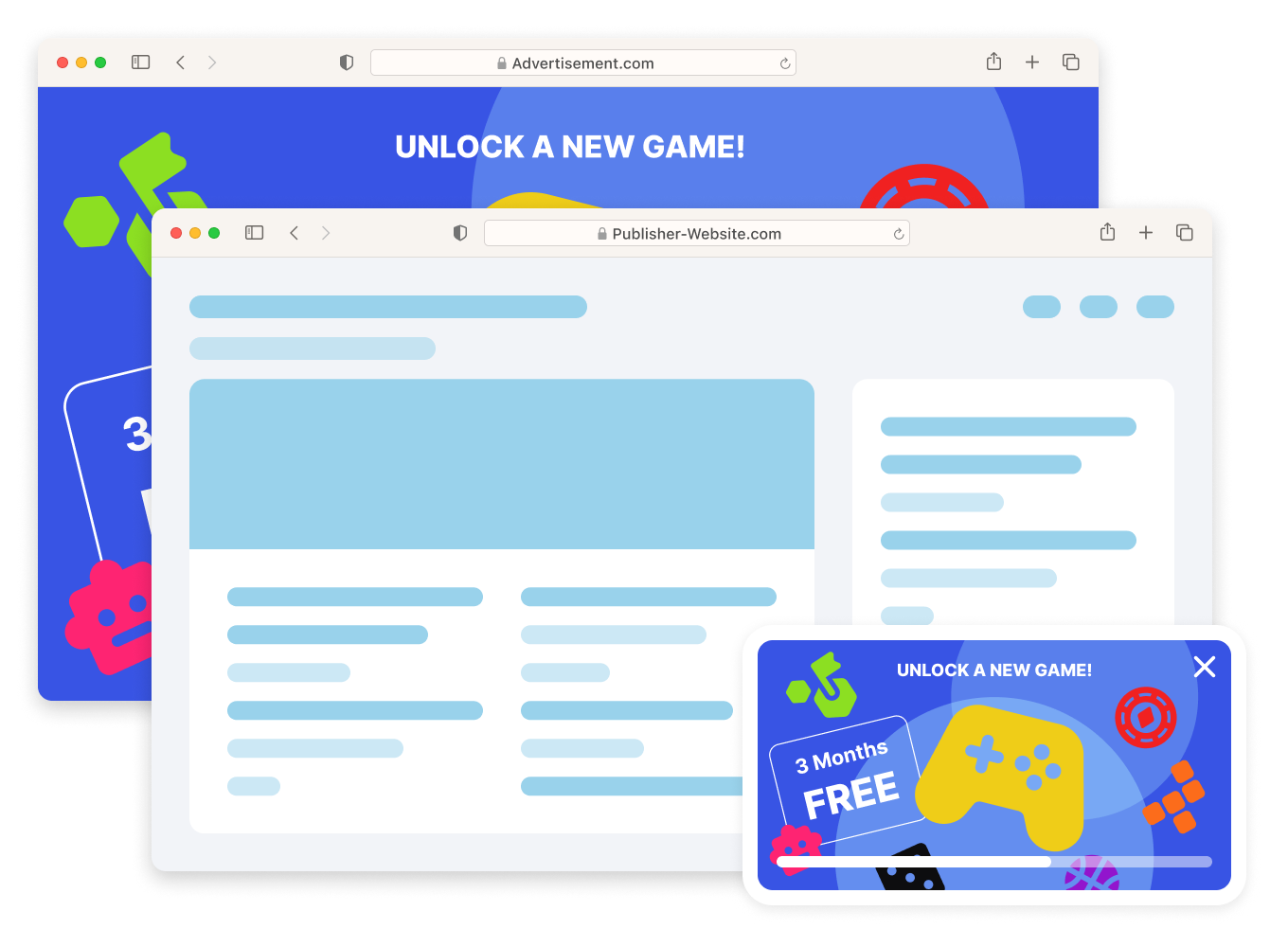 Multitag video slider format rendering