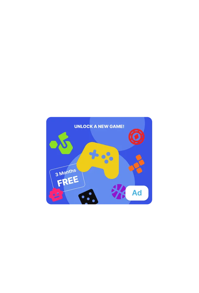 Banner format desktop rendering