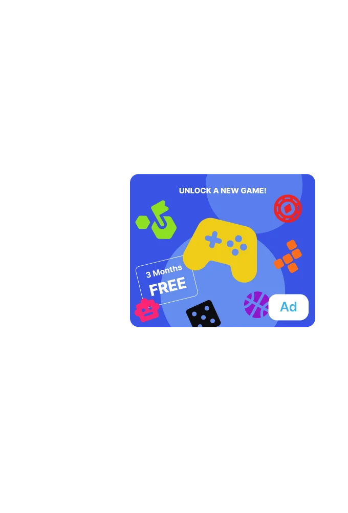 Multitag Banner format desktop rendering