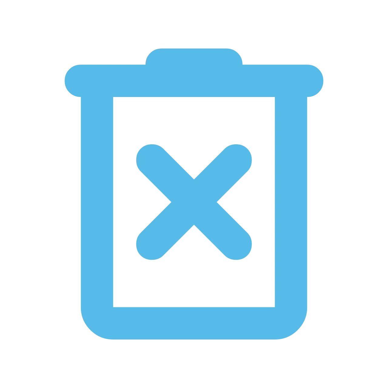 File clear icon
