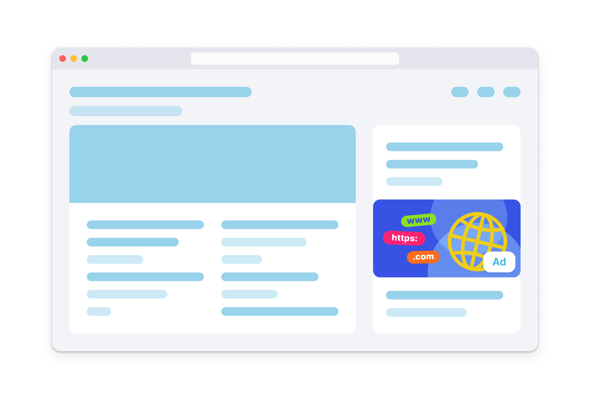 Banner format rendering