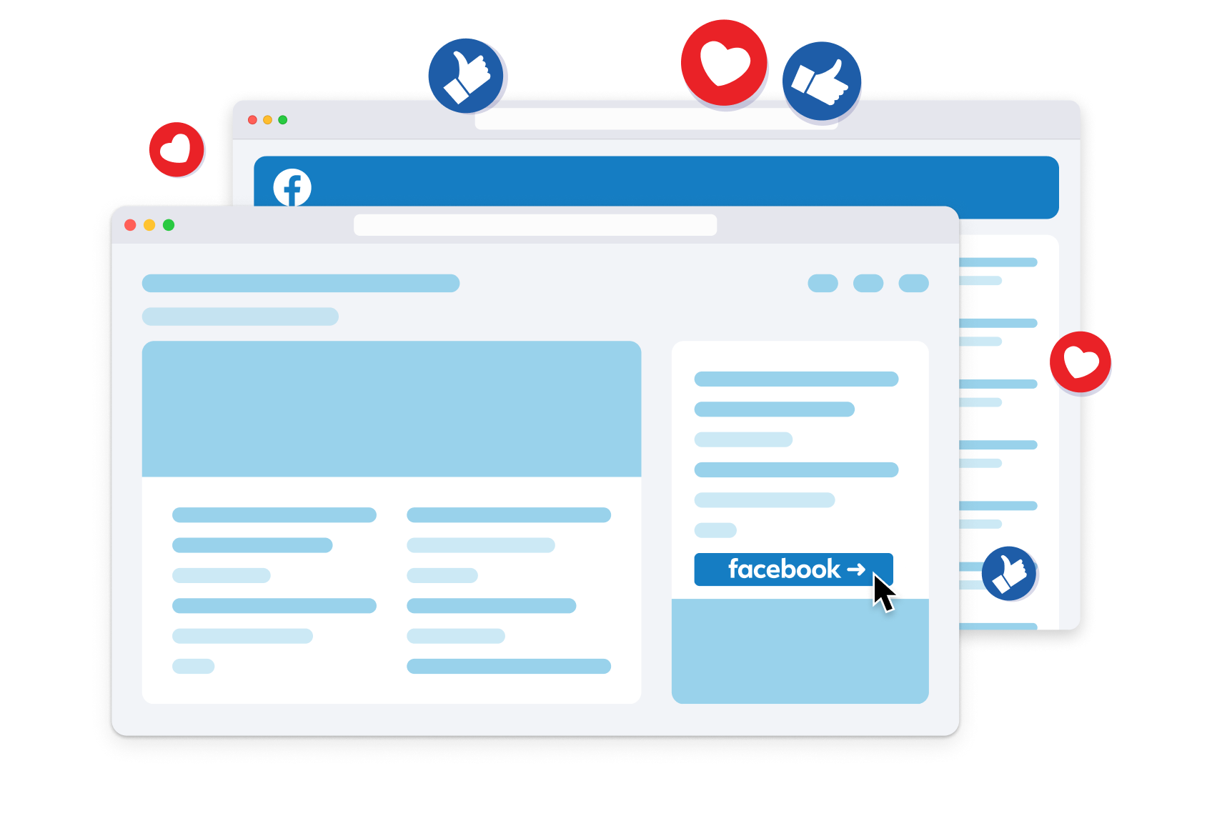 Direct link Facebook format rendering