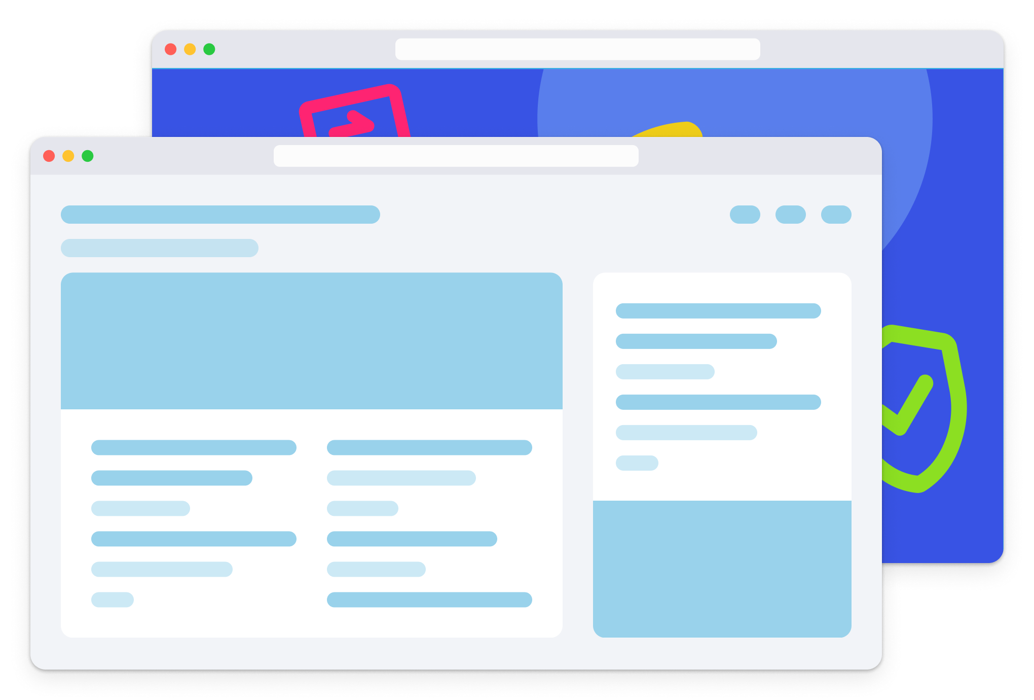 Popunder format rendering